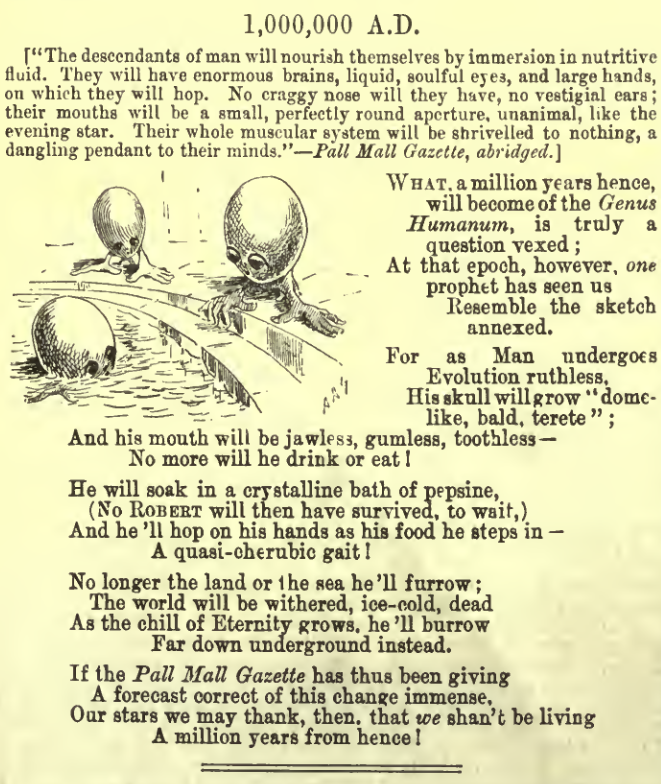 The caricature of the Man in the Year Millian from Punch.Dated November 25th 1893.